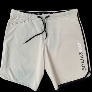 Virus Air Flex Action Sport Performance Stretch Gray Shorts‎ Men Size 40 #140